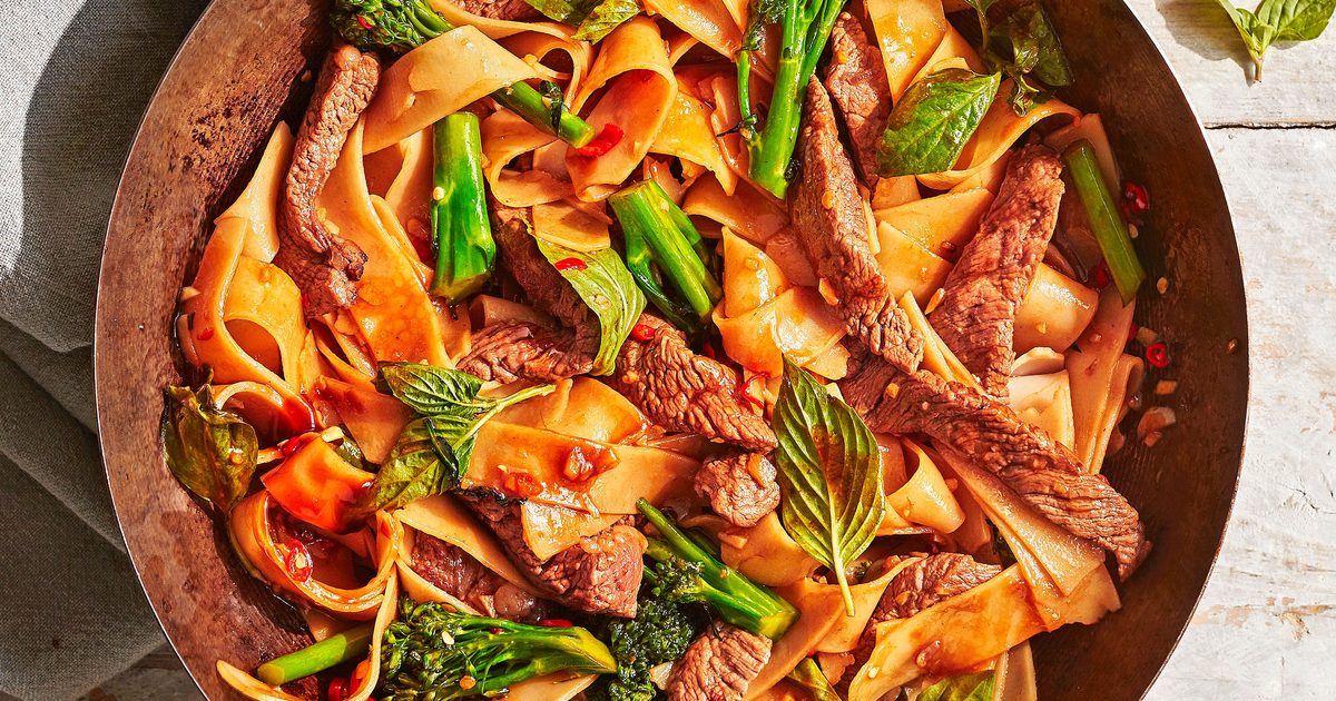 Drunken noodles (pad kee mao) recipe