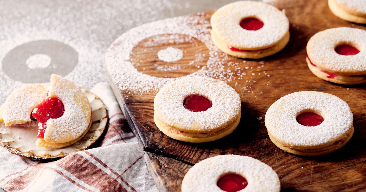 Jammy dodger biscuits recipe | Good Food